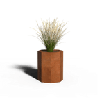 Corten Steel Planters Octagon | 49 x 50 | With bottom