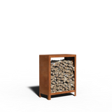 Corten Steel Wood Storage Standard | 80 x 40 x 100