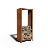 Wood storage corten steel
