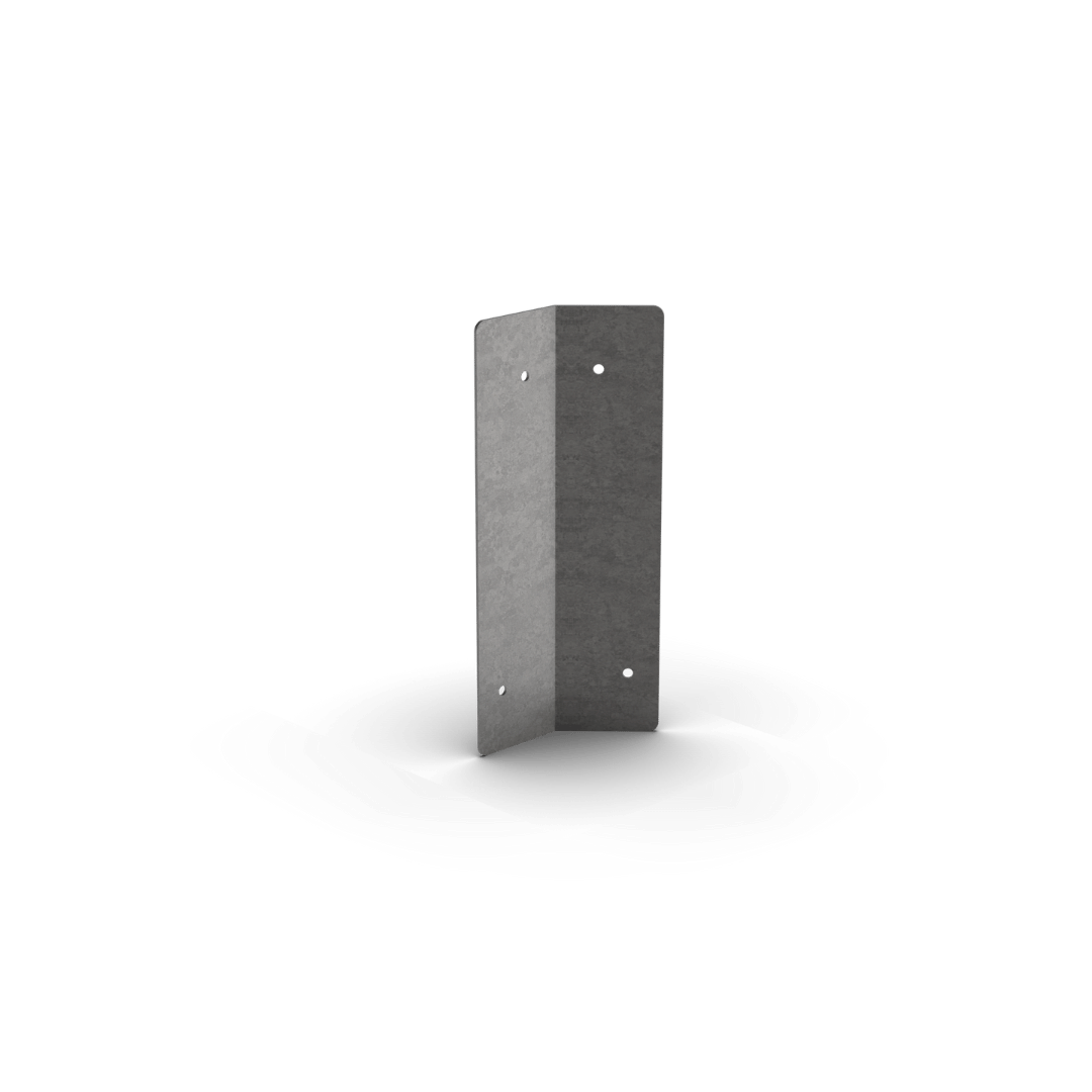Zinc Border Edge Coupling Plate 45 degrees | 10 x 1 x 21