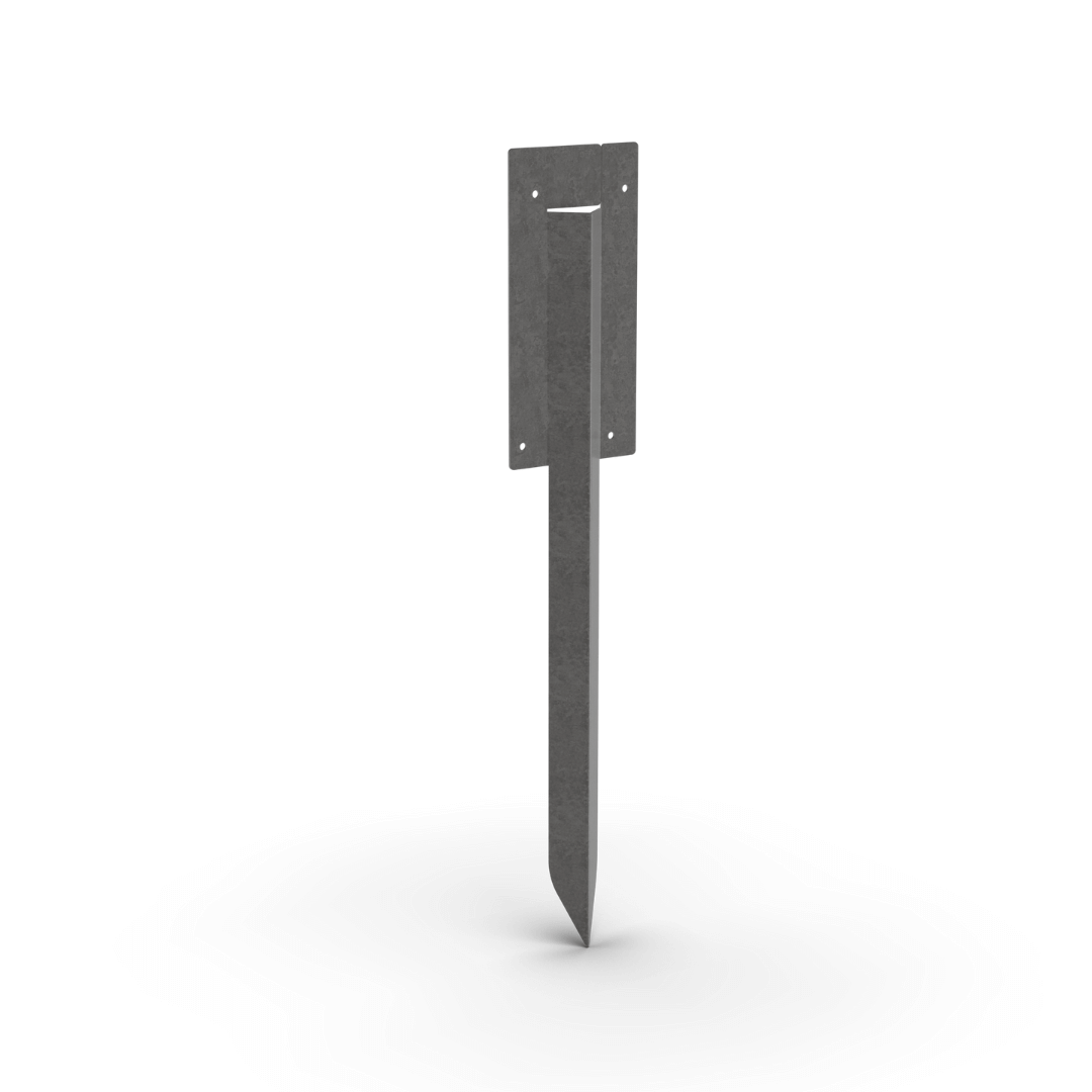 Zinc Border Edge Ground Pin Straight | 10 x 2.1 x 55