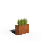Acero corten Jardinera Rectángulo | 100 x 30 x 30