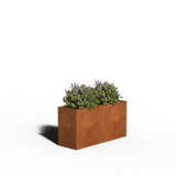 Acero corten Jardinera Rectángulo | 120 x 40 x 40