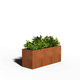 jardinera  rectangularacero corten