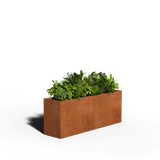 jardinera  rectangularacero corten