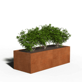 jardinera  rectangularacero corten