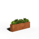 jardinera  rectangularacero corten