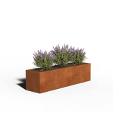 jardinera  rectangularacero corten