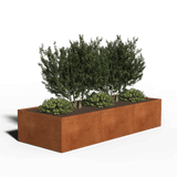 jardinera  rectangularacero corten