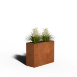 Acero corten Jardinera Rectángulo | 80 x 30 x 40