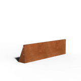 Acero corten Muro de contención Recto | 150 x 20 x 40
