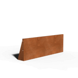 Acero corten muro de contención recto