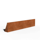 Acero corten muro de contención recto