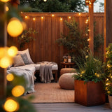 Acero corten Jardinera Rectángulo | 50 x 30 x 60