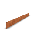 Corten-teräksen reunareuna murskattu