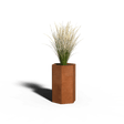 Zeshoekige plantenbak cortenstaal