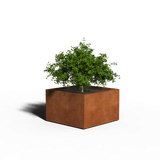 Cortenstaal Plantenbak Vierkant | Gelast | 100 x 100 x 60