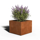 Cortenstaal Plantenbak Vierkant | Gelast | 80 x 80 x 60