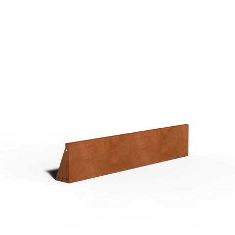 Corten-teräs tukiseinä suora