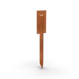 Cortenstål Rabattkant stift rak | 10 x 3 x 55