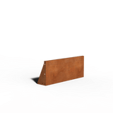 Cortenstål Stödmur Rak | 100 x 20 x 40